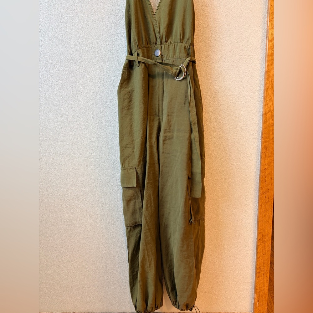 Zara Green Women's Jumpsuit